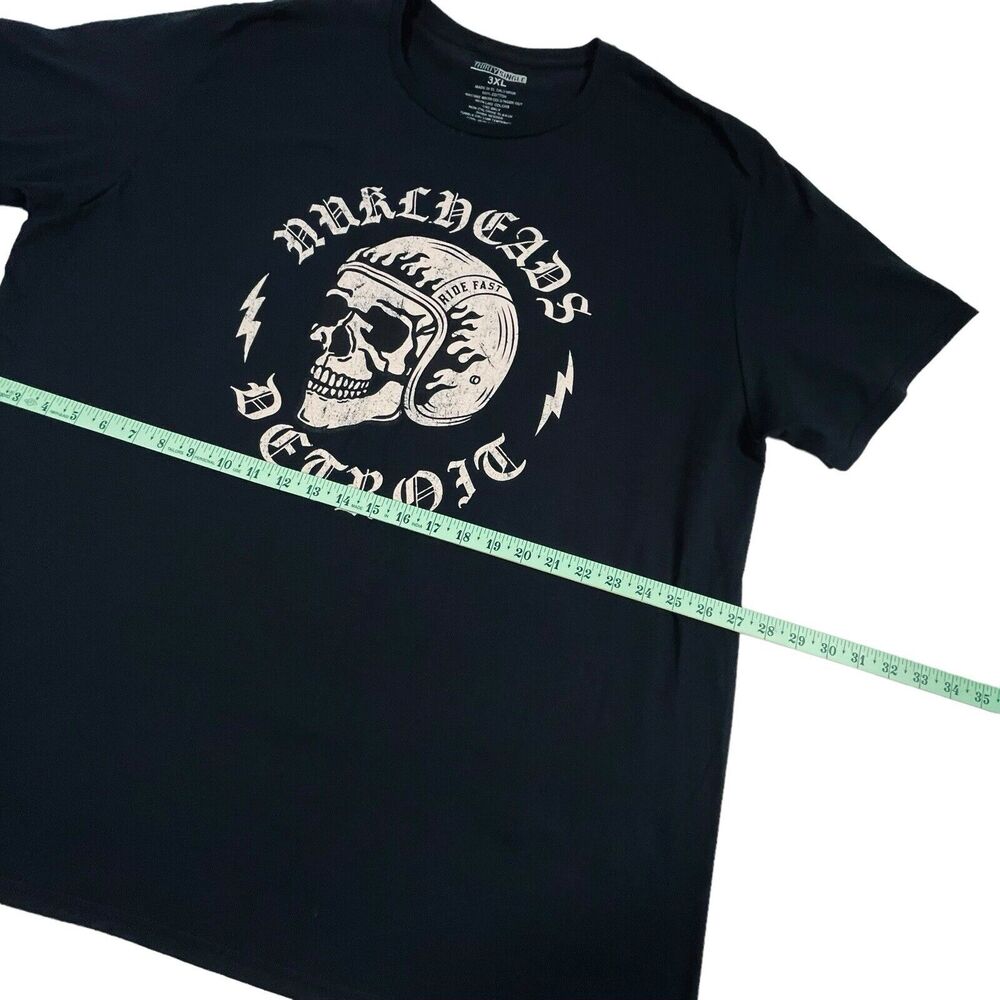 Thirty Single Men's Black Death Graphic T Shirt Men's Short Sleeve SZ/ 3XL - Picture 3 of 9